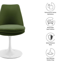 Load image into Gallery viewer, Lippa Performance Velvet Swivel Dining Chair by Modway
