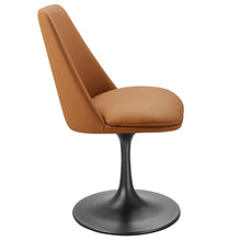 Load image into Gallery viewer, Lippa Vegan Leather Swivel Dining Chair by Modway