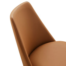 Load image into Gallery viewer, Lippa Vegan Leather Swivel Dining Chair by Modway