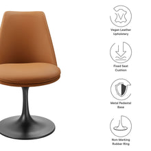 Load image into Gallery viewer, Lippa Vegan Leather Swivel Dining Chair by Modway