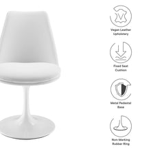 Load image into Gallery viewer, Lippa Vegan Leather Swivel Dining Chair by Modway