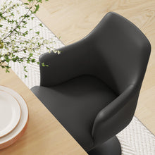 Load image into Gallery viewer, Lippa Vegan Leather Swivel Dining Armchair by Modway