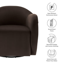 Load image into Gallery viewer, Compose Performance Velvet Swivel Armchair by Modway