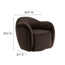 Load image into Gallery viewer, Compose Performance Velvet Swivel Armchair by Modway
