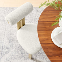 Load image into Gallery viewer, Torian Boucle Fabric Dining Chair Set of 2 by Modway