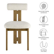 Load image into Gallery viewer, Torian Boucle Fabric Dining Chair Set of 2 by Modway