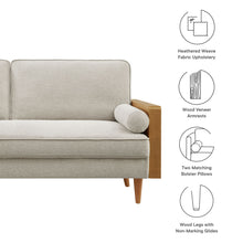 Load image into Gallery viewer, Kellan Heathered Fabric Upholstered Sofa by Modway