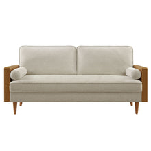Load image into Gallery viewer, Kellan Heathered Fabric Upholstered Sofa by Modway