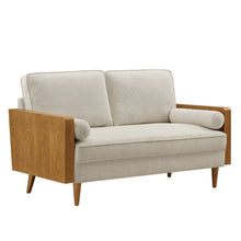 Load image into Gallery viewer, Kellan Heathered Weave Fabric Loveseat by Modway