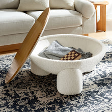 Load image into Gallery viewer, Tridome Round Boucle Upholstered Storage Coffee Table by Modway