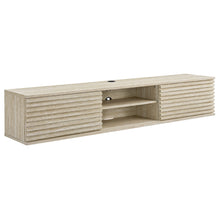 Load image into Gallery viewer, Render 70" Faux Travertine Wall-Mount Media Console TV Stand by Modway
