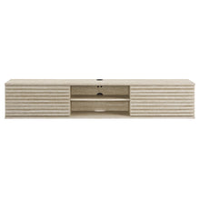 Load image into Gallery viewer, Render 70" Faux Travertine Wall-Mount Media Console TV Stand by Modway