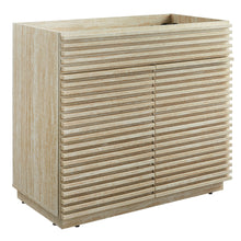 Load image into Gallery viewer, Render 36" Faux Travertine Bathroom Vanity Cabinet (Sink Not Included) by Modway