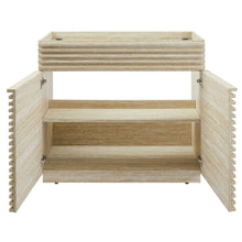 Load image into Gallery viewer, Render 36" Faux Travertine Bathroom Vanity Cabinet (Sink Not Included) by Modway
