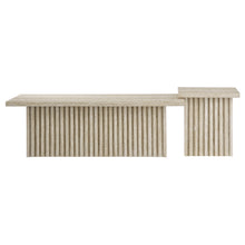Load image into Gallery viewer, Render Nesting Faux Travertine Coffee Tables Set of 2 by Modway