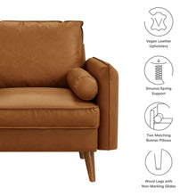 Load image into Gallery viewer, Revive Upholstered Vegan Leather Accent Armchair by Modway