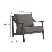 Load image into Gallery viewer, Terrace Outdoor Patio Aluminum Accent Armchair by Modway