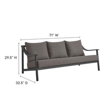 Load image into Gallery viewer, Terrace Outdoor Patio Aluminum Sofa by Modway