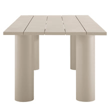 Load image into Gallery viewer, Nautica Outdoor Patio 87" Rectangular Aluminum Dining Table by Modway