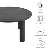 Load image into Gallery viewer, Nautica Outdoor Patio 60" Round Aluminum Dining Table by Modway