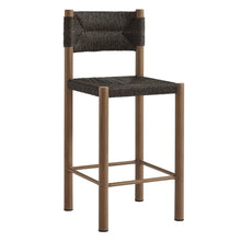 Load image into Gallery viewer, Parkland Outdoor Patio Rattan and Aluminum Counter Stools Set of 2 by Modway