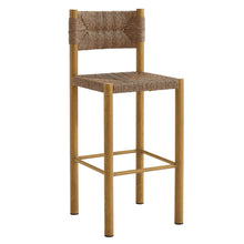 Load image into Gallery viewer, Parkland Outdoor Patio Rattan and Aluminum Bar Stools Set of 2 by Modway