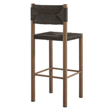Load image into Gallery viewer, Parkland Outdoor Patio Rattan and Aluminum Bar Stools Set of 2 by Modway