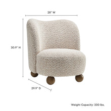 Load image into Gallery viewer, Monroe Boucle Fabric Accent Chair by Modway