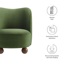 Load image into Gallery viewer, Monroe Performance Velvet Accent Chair by Modway