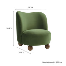 Load image into Gallery viewer, Monroe Performance Velvet Accent Chair by Modway