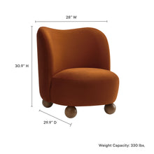 Load image into Gallery viewer, Monroe Performance Velvet Accent Chair by Modway