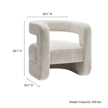 Load image into Gallery viewer, Jaylin Upholstered Chenille Accent Chair by Modway