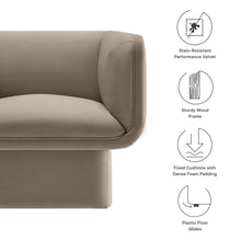 Load image into Gallery viewer, Tate Performance Velvet Accent Chair by Modway