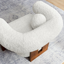 Load image into Gallery viewer, Jace Faux Fur Fabric Accent Chair by Modway