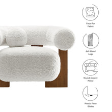 Load image into Gallery viewer, Jace Faux Fur Fabric Accent Chair by Modway