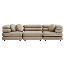 Load image into Gallery viewer, Jubilee 3-Piece Modular Performance Velvet Sectional Sofa by Modway