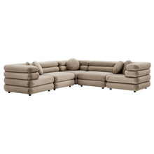 Load image into Gallery viewer, Jubilee 5-Piece Modular Performance Velvet Sectional Sofa by Modway