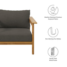 Load image into Gallery viewer, Wren Outdoor Patio Teak Wood Armchair by Modway
