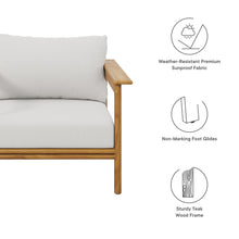 Load image into Gallery viewer, Wren Outdoor Patio Teak Wood Armchair by Modway