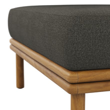 Load image into Gallery viewer, Wren Outdoor Patio Teak Wood Ottoman by Modway