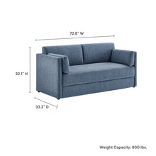 Load image into Gallery viewer, Linden Upholstered Heathered Chenille Sofa by Modway