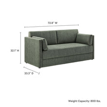 Load image into Gallery viewer, Linden Upholstered Heathered Chenille Sofa by Modway