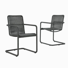 Load image into Gallery viewer, Abacus Outdoor Patio Wicker Dining Chairs Set of 2 by Modway
