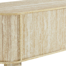 Load image into Gallery viewer, Overture 63Ó Oval Faux Travertine TV Stand by Modway