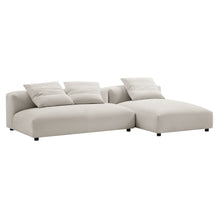 Load image into Gallery viewer, Solace 2-Piece Modular Upholstered Fabric Sectional Sofa With Chaise by Modway