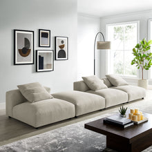 Load image into Gallery viewer, Solace 4-Piece Modular Upholstered Fabric Sectional Sofa by Modway