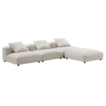 Load image into Gallery viewer, Solace 4-Piece Modular Upholstered Fabric Sectional Sofa by Modway