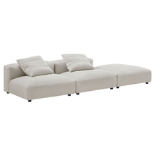 Load image into Gallery viewer, Solace 3-Piece Modular Corduroy Upholstered Sectional Sofa by Modway