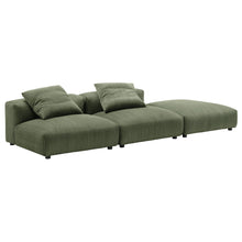 Load image into Gallery viewer, Solace 3-Piece Modular Corduroy Upholstered Sectional Sofa by Modway