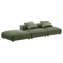 Load image into Gallery viewer, Solace 3-Piece Modular Corduroy Upholstered Sectional Sofa by Modway